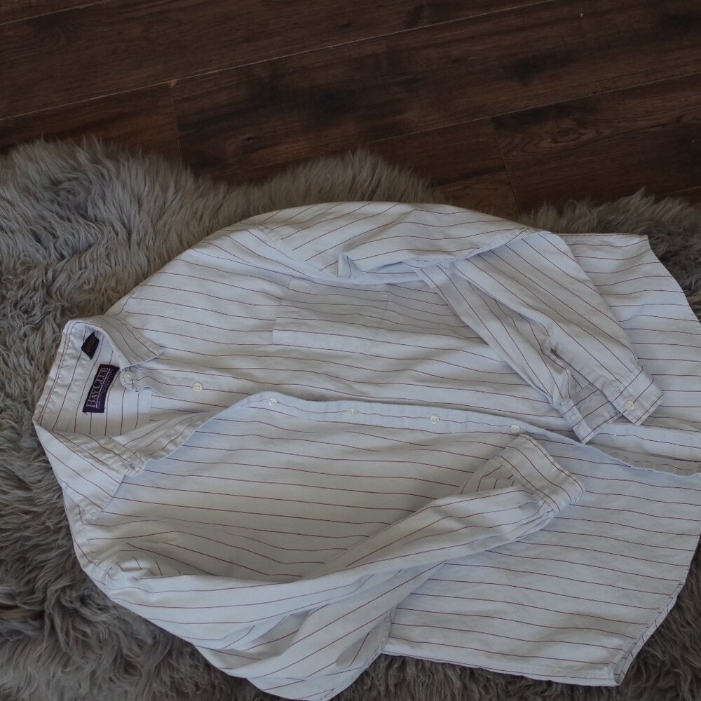 Striped Blue Bay Club Vintage Yacht Shirt Women's